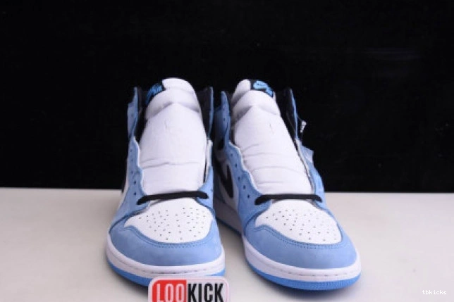 Rep TBK BLUE JORDAN 555088-134 HIGH RETRO 1 AIR BLACK UNIVERSITY WHITE 0629
